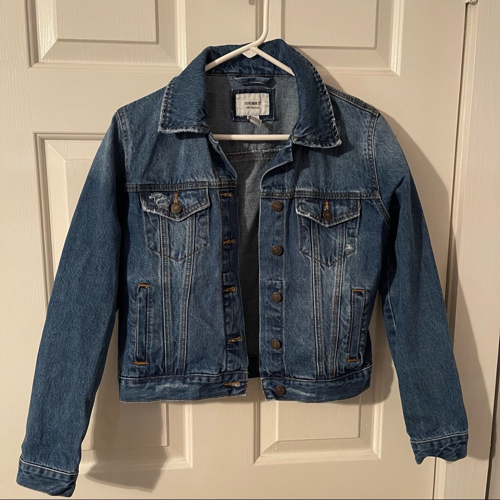 Forever 21 Women’s/juniors Jean Jacket Size Small